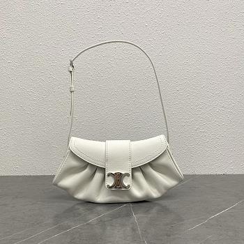 CELINE | TEEN POLLY in Supple Calfskin White