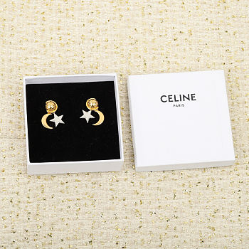 CELINE | Moon Earrings In Gold