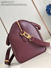 LOUIS VUITTON | Speedy Bandoulière 25 In Burgundy M58947 - 5