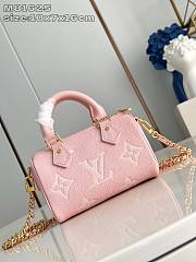 LOUIS VUITTON | Nano Speedy Monogram Empreinte In Pink  - 1