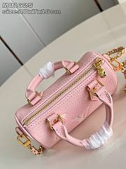 LOUIS VUITTON | Nano Speedy Monogram Empreinte In Pink  - 2