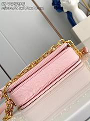 LOUIS VUITTON | Pochette Métis East West Monogram Empreinte In Pink - 2