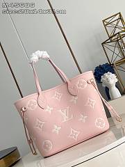 LOUIS VUITTON | Neverfull LV Milky Way Monogram Empreinte In Pink  - 1