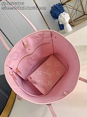 LOUIS VUITTON | Neverfull LV Milky Way Monogram Empreinte In Pink  - 3