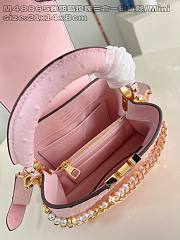 LOUIS VUITTON | Capucines mini Trilogy Taurillon In Pink - 2