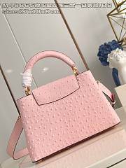 LOUIS VUITTON | Capucines BB Trilogy Taurillon In Pink - 6