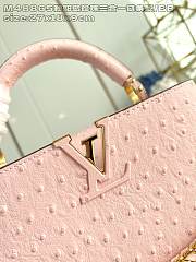 LOUIS VUITTON | Capucines BB Trilogy Taurillon In Pink - 5