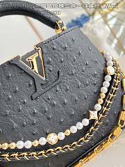 LOUIS VUITTON | Capucines mini Trilogy Taurillon In Black - 5