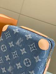 LOUIS VUITTON | Horizon 55 LV Remix Bleu Denim Monogram  - 5