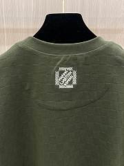 LOUIS VUITTON | DAMIER pique checkerboard short sleeves green - 5