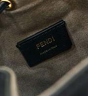 FENDI | Mon Tresor Minibag in velluto FF jacquard cappuccino - 6