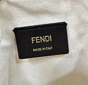 FENDI | Mon Tresor Minibag in velluto FF jacquard washed denim - 5