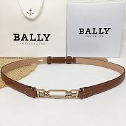 BALLY | leather Belt In Brown - 1