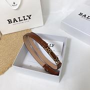 BALLY | leather Belt In Brown - 2