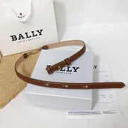 BALLY | leather Belt In Brown - 3