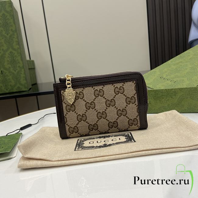 GUCCI | Luce Original GG Wallet In Beige Canvas - 1