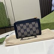 GUCCI | Luce Original GG Wallet In Blue Canvas - 5