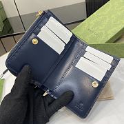 GUCCI | Luce Original GG Wallet In Blue Canvas - 3