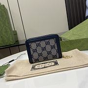 GUCCI | Luce GG-canvas Card Holder in Blue - 3