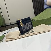 GUCCI | Luce GG-canvas Card Holder Blue - 6