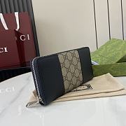 GUCCI | GG Supreme Wallet Ib Beige/Black - 5