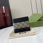 GUCCI | GG Supreme PVC Wallet In Beige/Black - 1