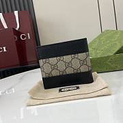 GUCCI | GG Supreme PVC Wallet In Beige/Black - 6