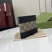 GUCCI | GG Supreme PVC Wallet In Beige/Black - 5