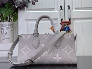 LOUIS VUITTON | OnTheGo East West LV Milky Way Monogram Empreinte Gray M14213 - 4