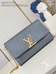 LOUIS VUITTON | Pochette Louise Epi Leather Gun metal - 1