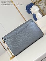 LOUIS VUITTON | Pochette Louise Epi Leather Gun metal - 5