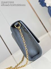 LOUIS VUITTON | Pochette Louise Epi Leather Gun metal - 3