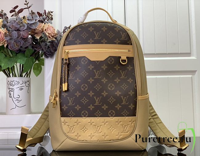 LOUIS VUITTON | Outdoor Backpack Cowhide leather Beige - 1