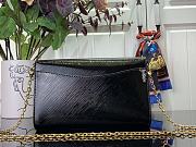 LOUIS VUITTON | Pochette Louise Epi Leather Black - 3