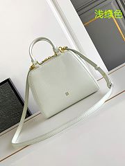 GIVENCHY | Antigona Cube bag in leather almond green - 2