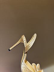 MACH&MACH | Diamond Lace High Heel 8.5cm Beige - 3