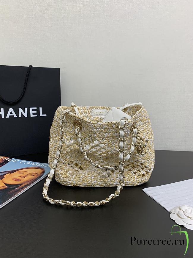 CHANEL | 24A Small Coco Beach Bag In Yellow - 1