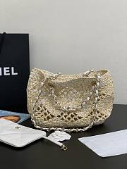 CHANEL | 24A Small Coco Beach Bag In Yellow - 6