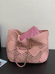 CHANEL | 24A Large Coco Beach Bag In Pink - 3