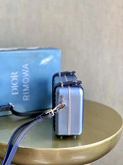 DIOR X RIMOWA | Aluminum Cross-Body Bag Blue - 4