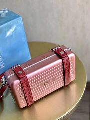 DIOR X RIMOWA | Aluminum Cross-Body Bag Red - 4