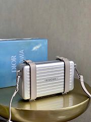 DIOR X RIMOWA | Aluminum Cross-Body Bag Gray - 1