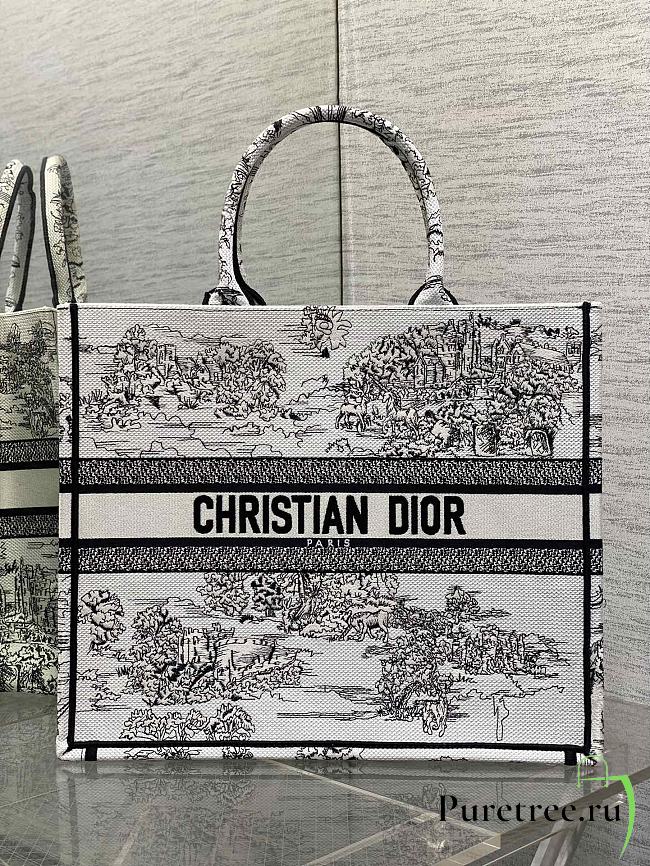 DIOR | Large Book Tote Around the world - 1