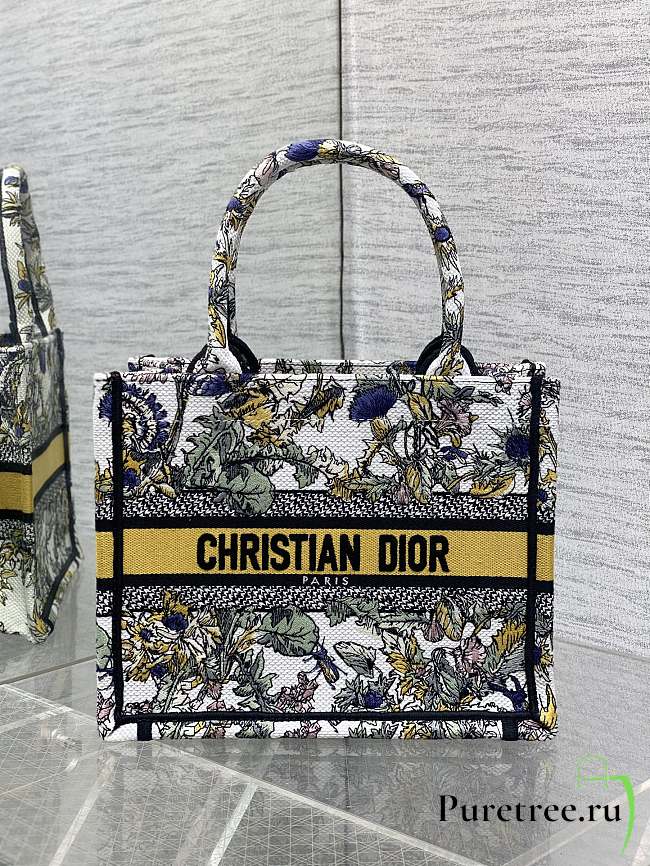 DIOR | Small Book Tote Around the world yellow - 1