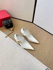 VALENTINO | Vlogo Signature High Heels In White  - 3