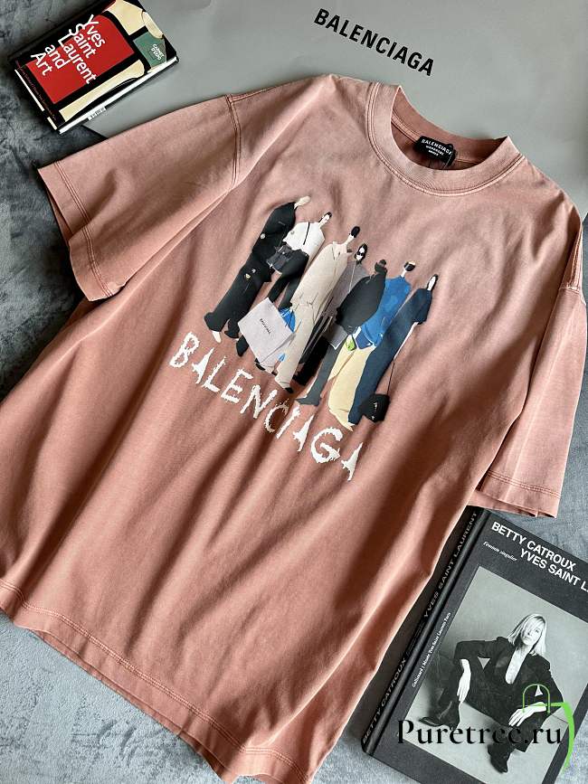 BALENCIAGA | T-Shirt In Pink - 1