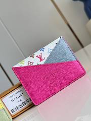 LV x TM Criss-Cross Card Holder Kawaii Pink - 1