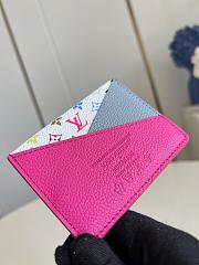 LV x TM Criss-Cross Card Holder Kawaii Pink - 6