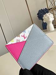 LV x TM Criss-Cross Card Holder Kawaii Pink - 4