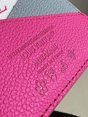 LV x TM Criss-Cross Card Holder Kawaii Pink - 2